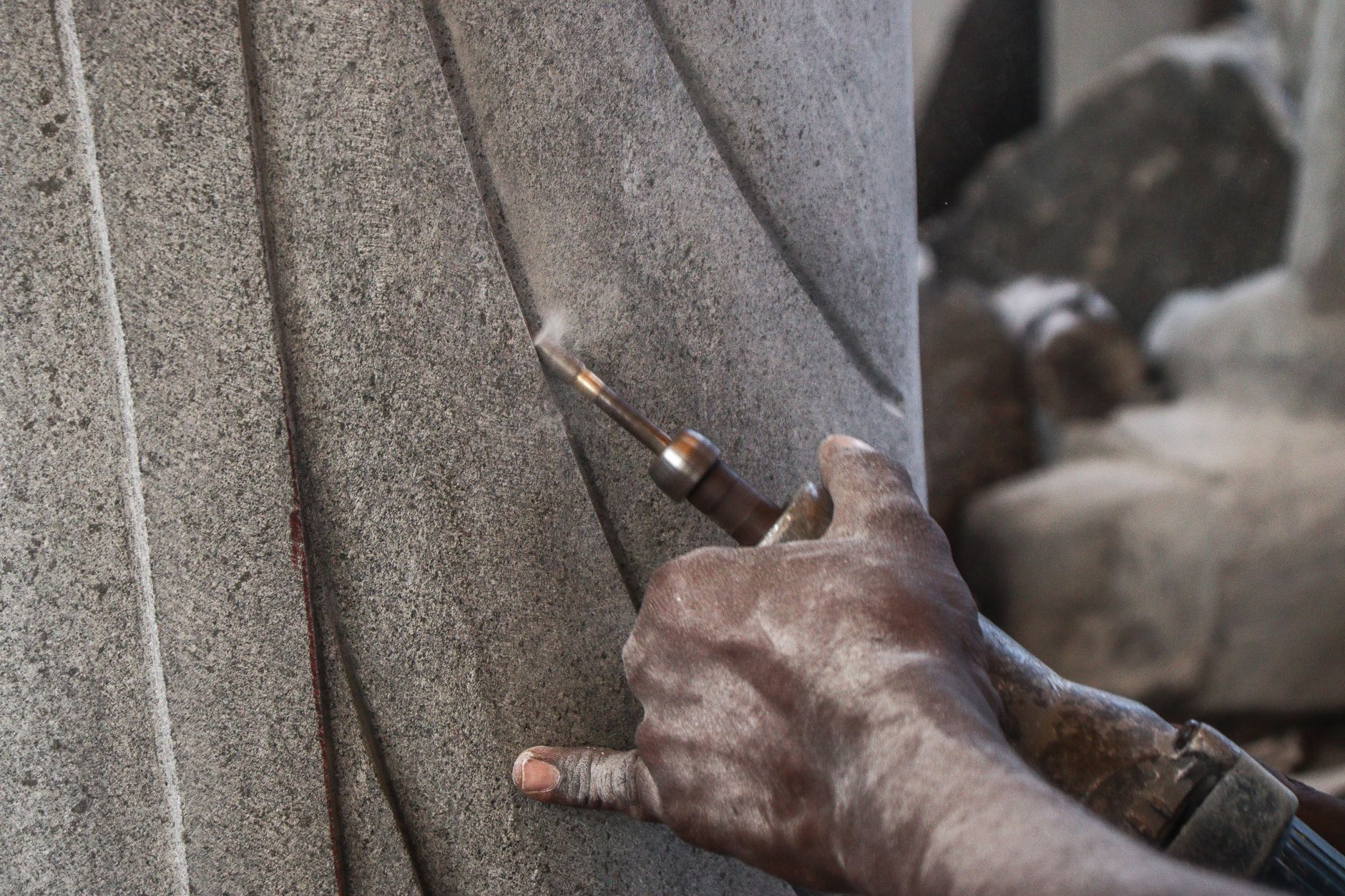 Sculptor Hands Stone Workshop