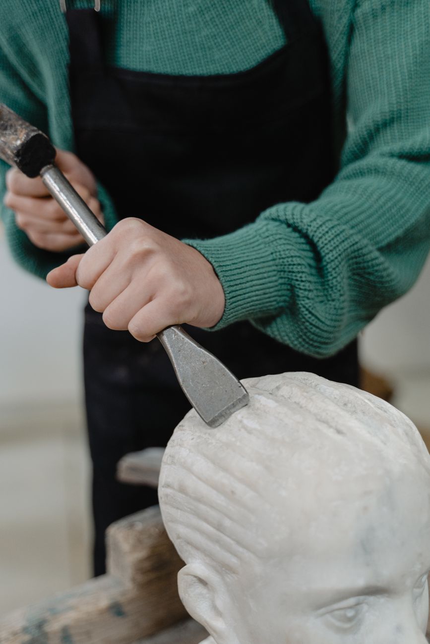 Stone Mason Carving Stone