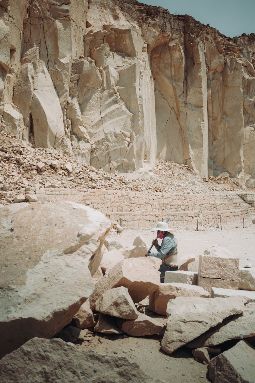 Rock Quarry Stone Wall